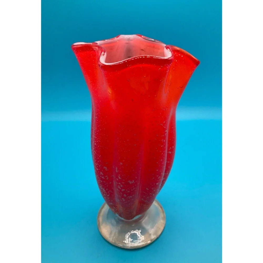 Vintage Artglass Vase‎ 6.5
